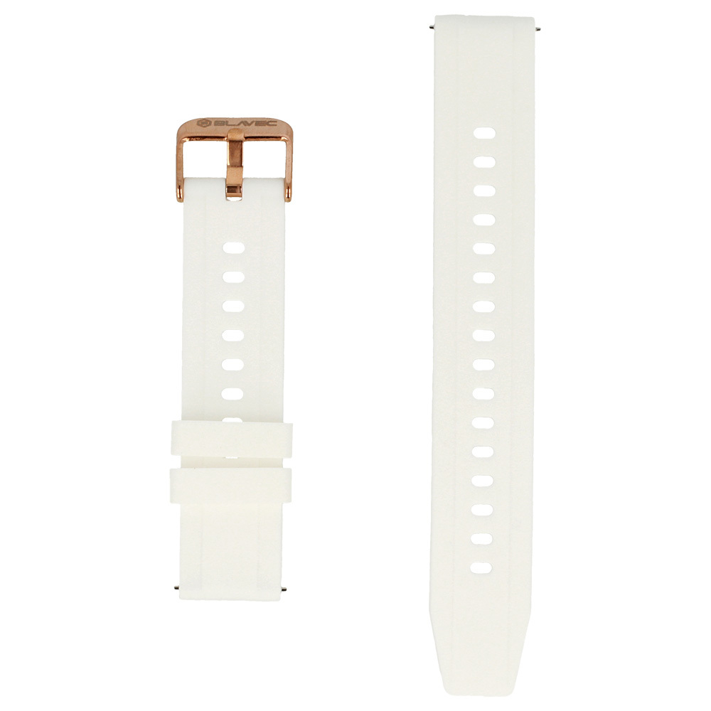 Blavec universali laikrodžio juosta SB-01 Active silikoninė balta