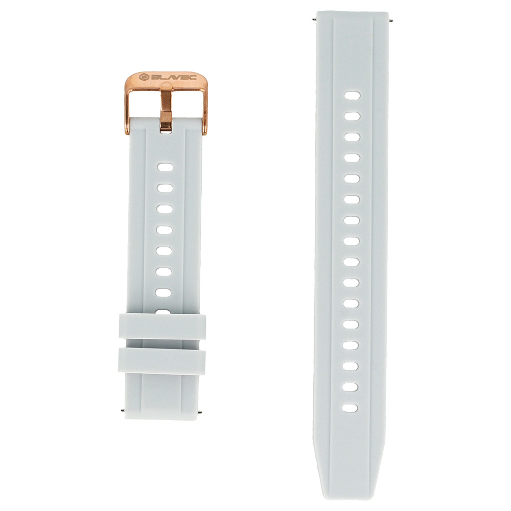 Blavec universali laikrodžio juosta SB-01 Active silikoninė šviesiai pilka