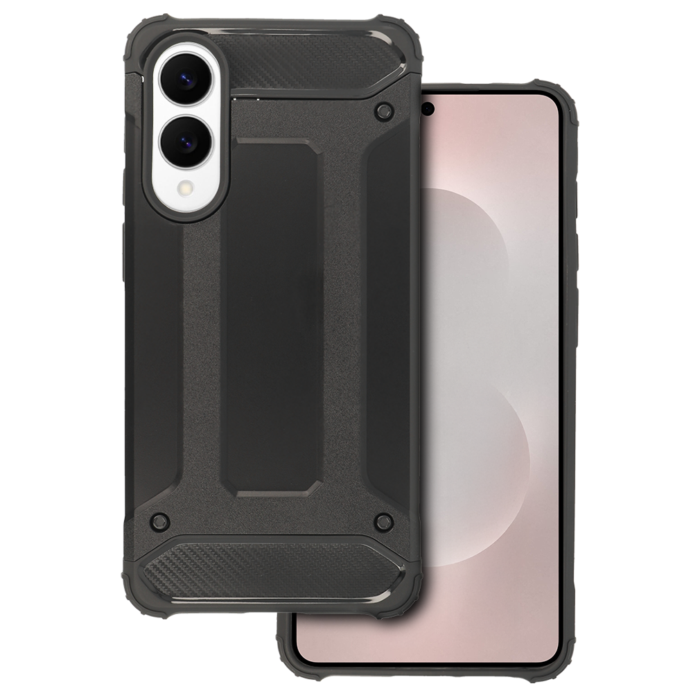 Šarvuotas anglies dėklas Samsung Galaxy S25 Edge juodas