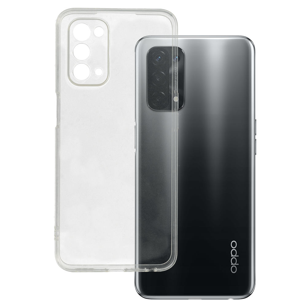 Itin plonas 1mm dėklas telefonui Oppo A54 5G/A74 5G/A93 5G permatomas