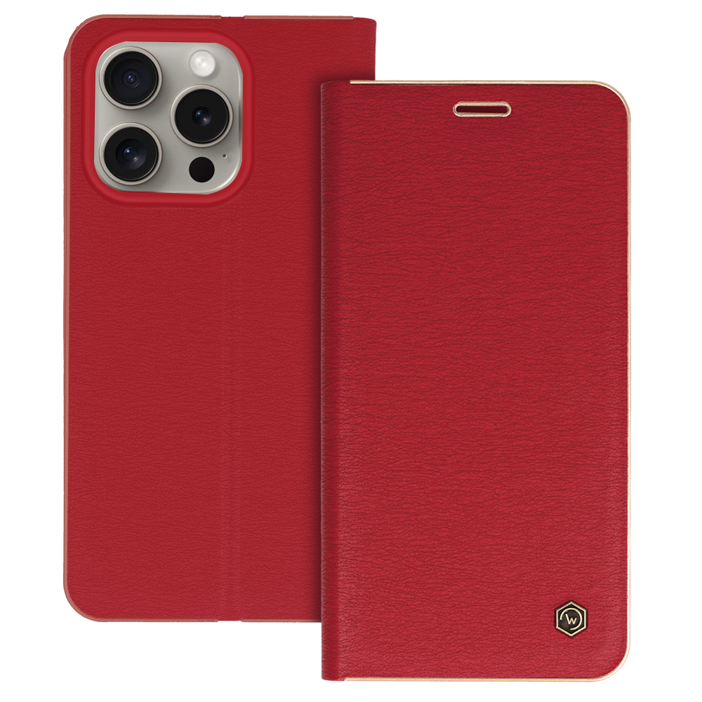 Wonder rėmelio dėklas Iphone 15 raudonas