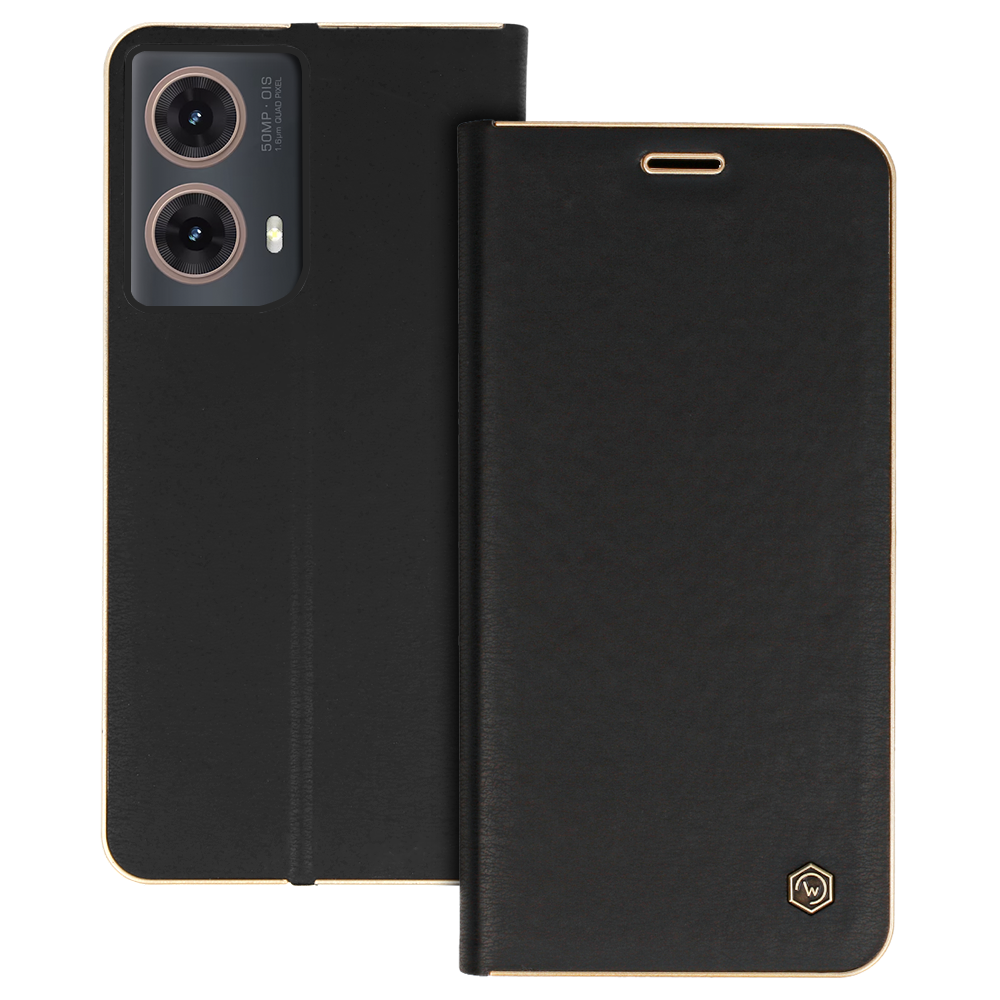 Wonder rėmelio dėklas Motorola Moto G85 5G juodas