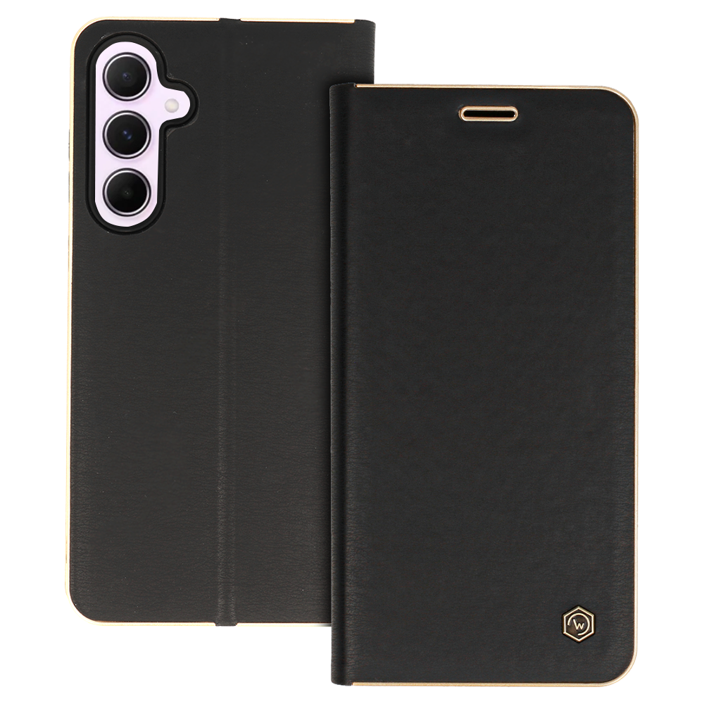 Wonder rėmelio dėklas Samsung Galaxy A55 5G juodas