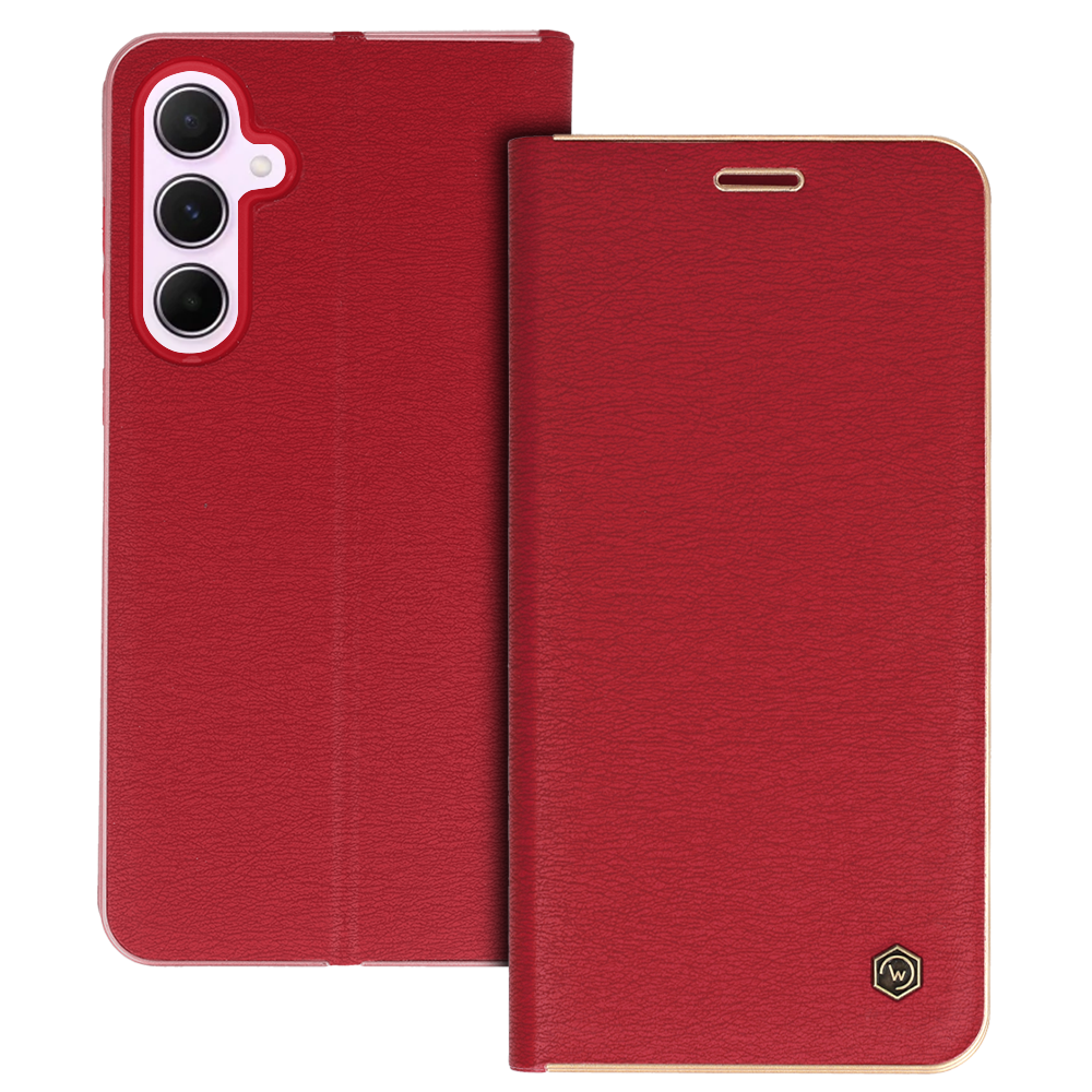 Wonder rėmelio dėklas Samsung Galaxy A55 5G raudonas