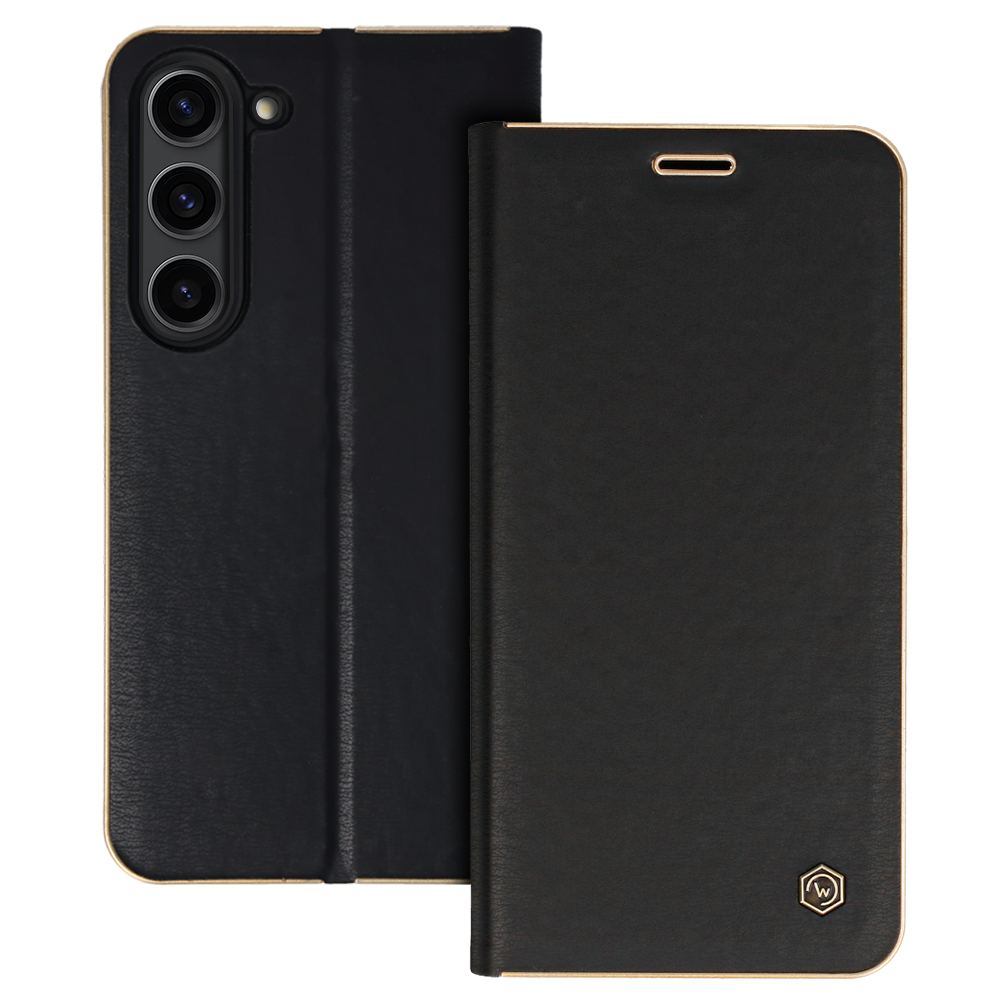 Wonder rėmelio dėklas Samsung Galaxy S23 juodas