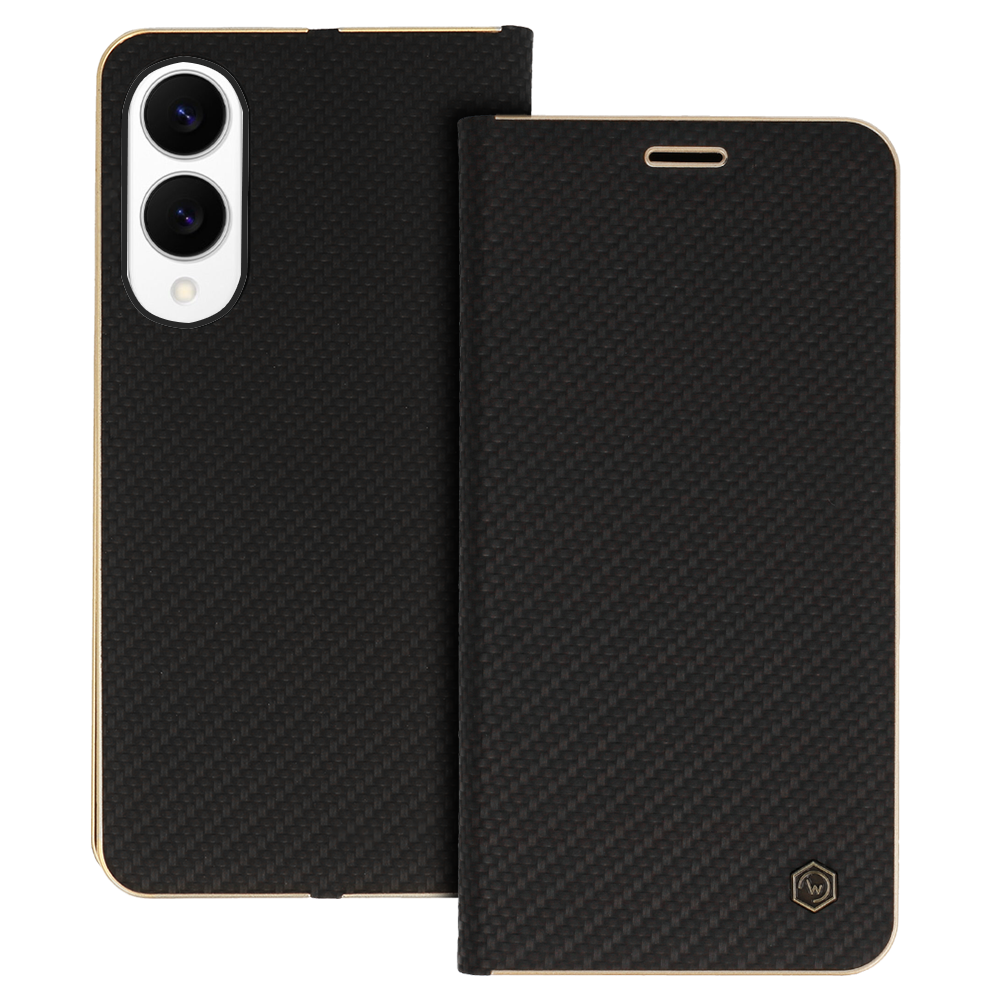 Wonder Frame Dėklas telefonui Samsung Galaxy S25 Edge juodas