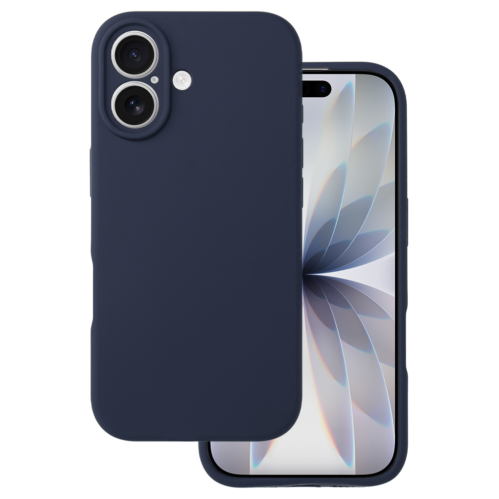 Dėklas telefonui Silikoninis Lite Iphone 17 Air - tamsiai mėlynas (m)