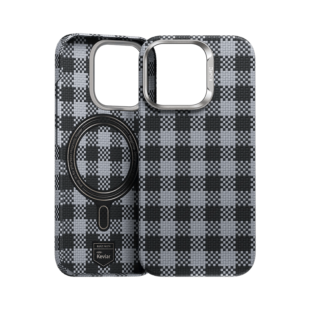 Benks Magnetinis Armor Vichy Kevlar Dėklas telefonui (BF66) iPhone 16 Pro Max juodas