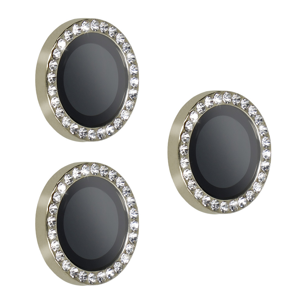 Apsauginis stiklas HARD DIAMOND kameros objektyvui Iphone 17 Pro/17 Pro Max titaninis (3 vnt)