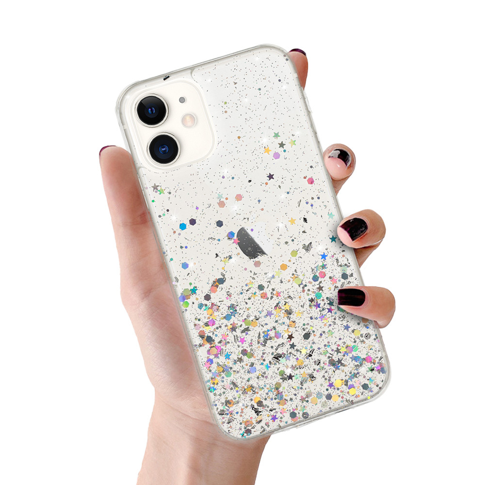 Briliantinis skaidrus dėklas Iphone 11 permatomas