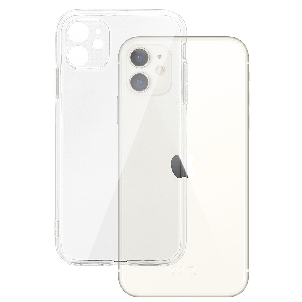 Galinė dėklas 2 mm puikus IPHONE 11 permatomas