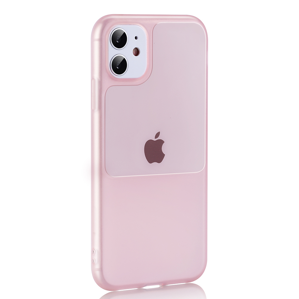 TEL PROTECT lango dėklas telefonui Iphone 12 Mini rožinis