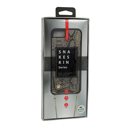 Odinis dėklas telefonui SNAKE - IPHONE XS MAX pilkas