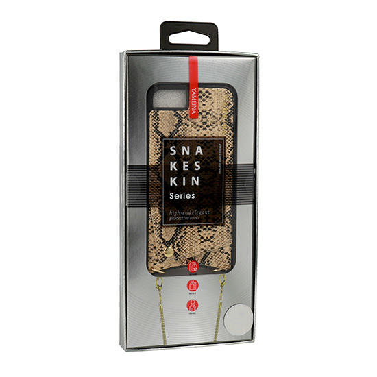 Odinis dėklas telefonui SNAKE - IPHONE XS MAX auksinis