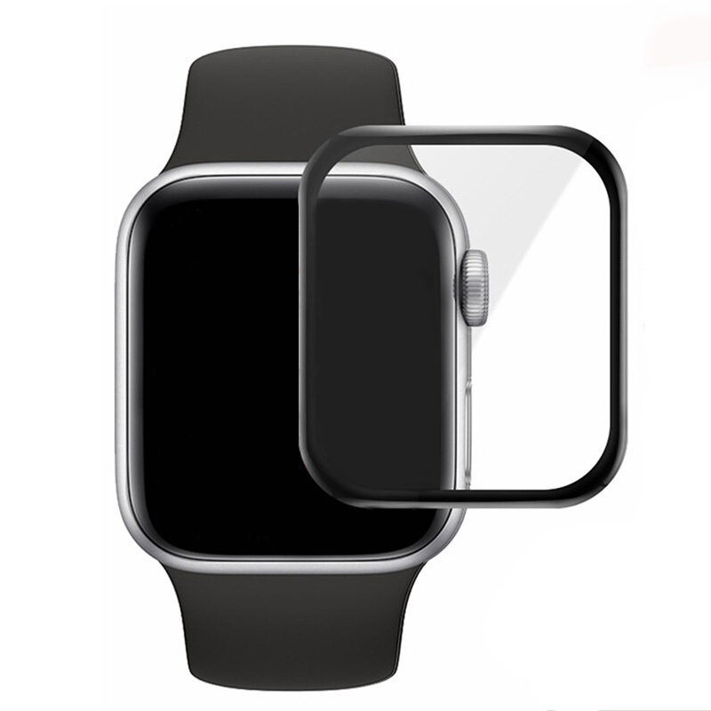 Grūdintas stiklas akrilinis pilnas klijavimas Apple Watch SE 4/5/6/SE/SE gen.2 44mm