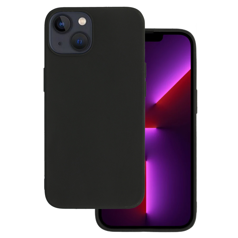 Galinė dėklas telefonui MATT IPHONE 13 juodas
