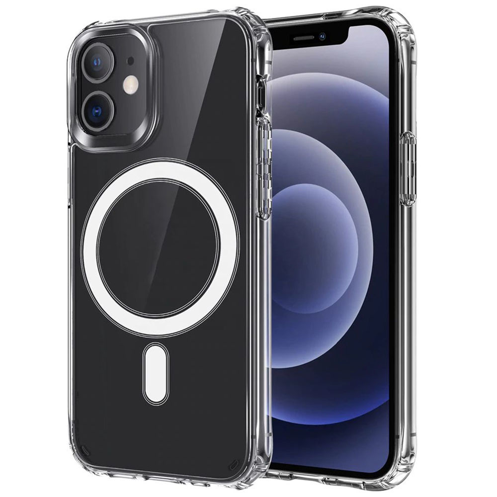 TEL PROTECT Magnetinis silikoninis dėklas Iphone 11 skaidrus