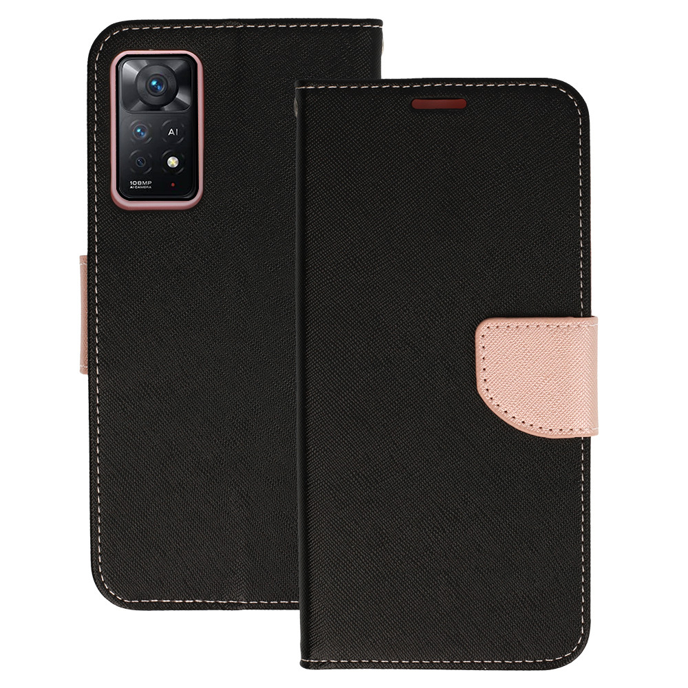 Madingas dėklas telefonui Xiaomi Redmi Note 11 5G/Note 11S 5G/Poco M4 Pro 5G juoda-aukso