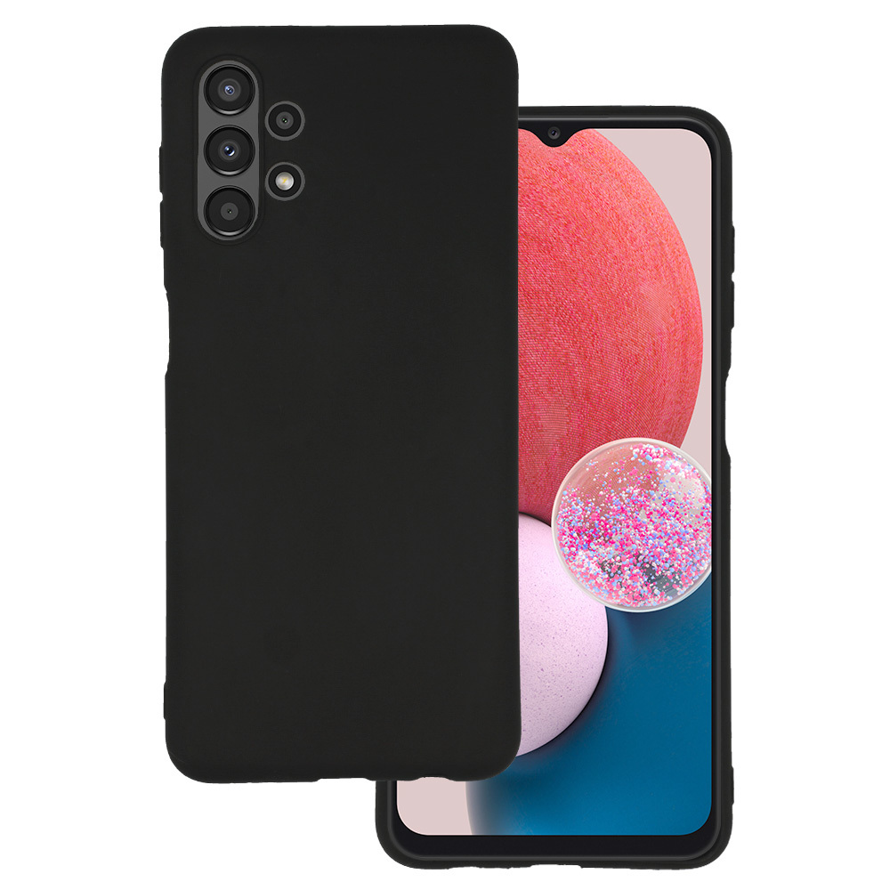 Dėklas telefonui matinis SAMSUNG GALAXY A13 4G juodas