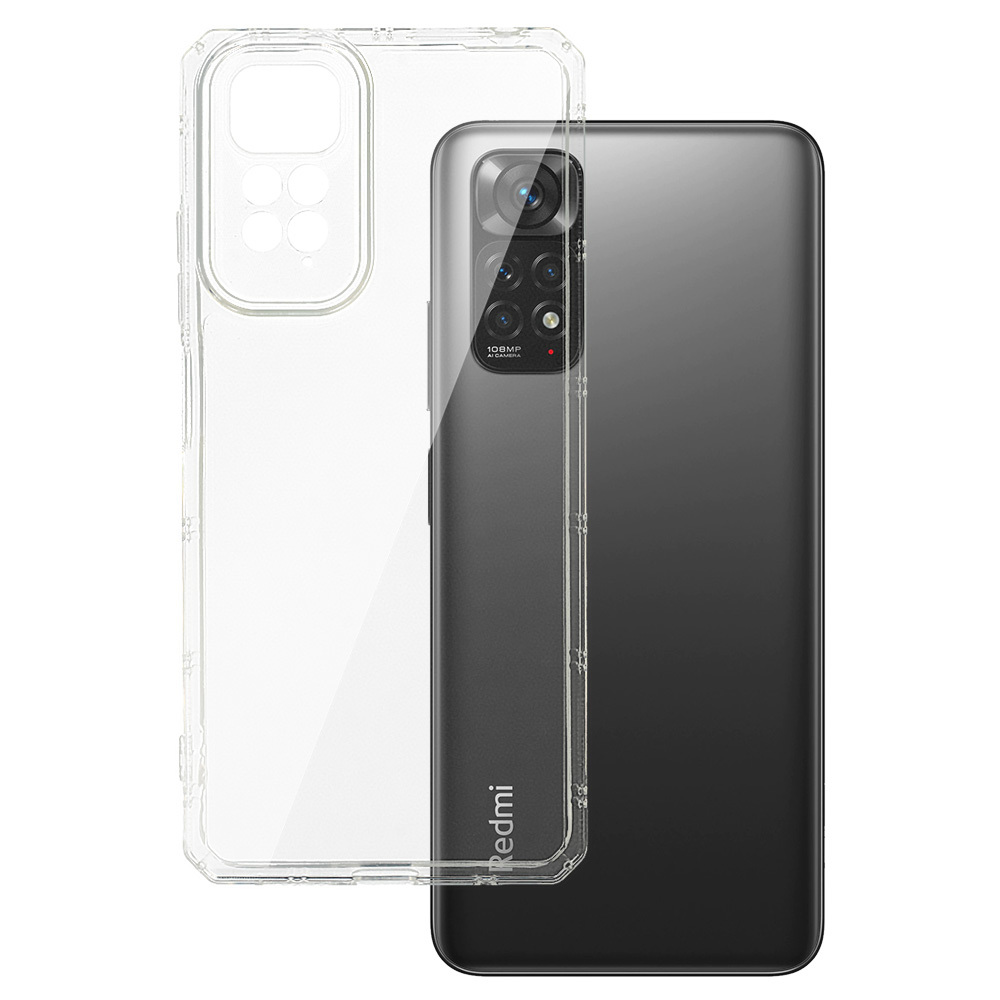 Dėklas telefonui Armor atsparus smūgiams Xiaomi Redmi Note 11/Note 11S skaidrus