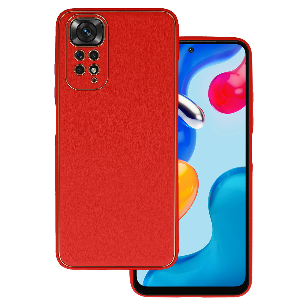 TEL PROTECT prabangus dėklas telefonui Xiaomi Redmi Note 11 Pro/Note 11 Pro 5G raudonas