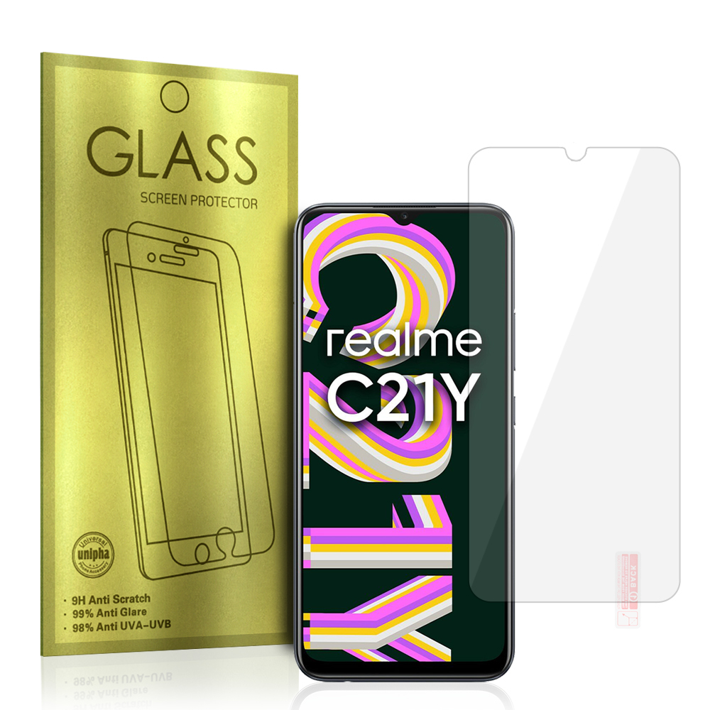 Apsauginis stiklas auksinis REALME C21Y/OPPO A18/A38/A58 5G/A13 4G/A13 5G/MOTO E13