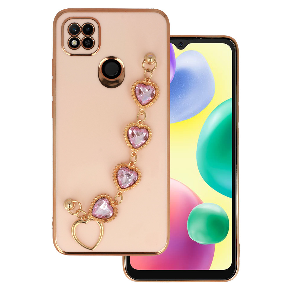 Trend dėklas telefonui Xiaomi Redmi 10A dizainas 2 šviesiai rožinis