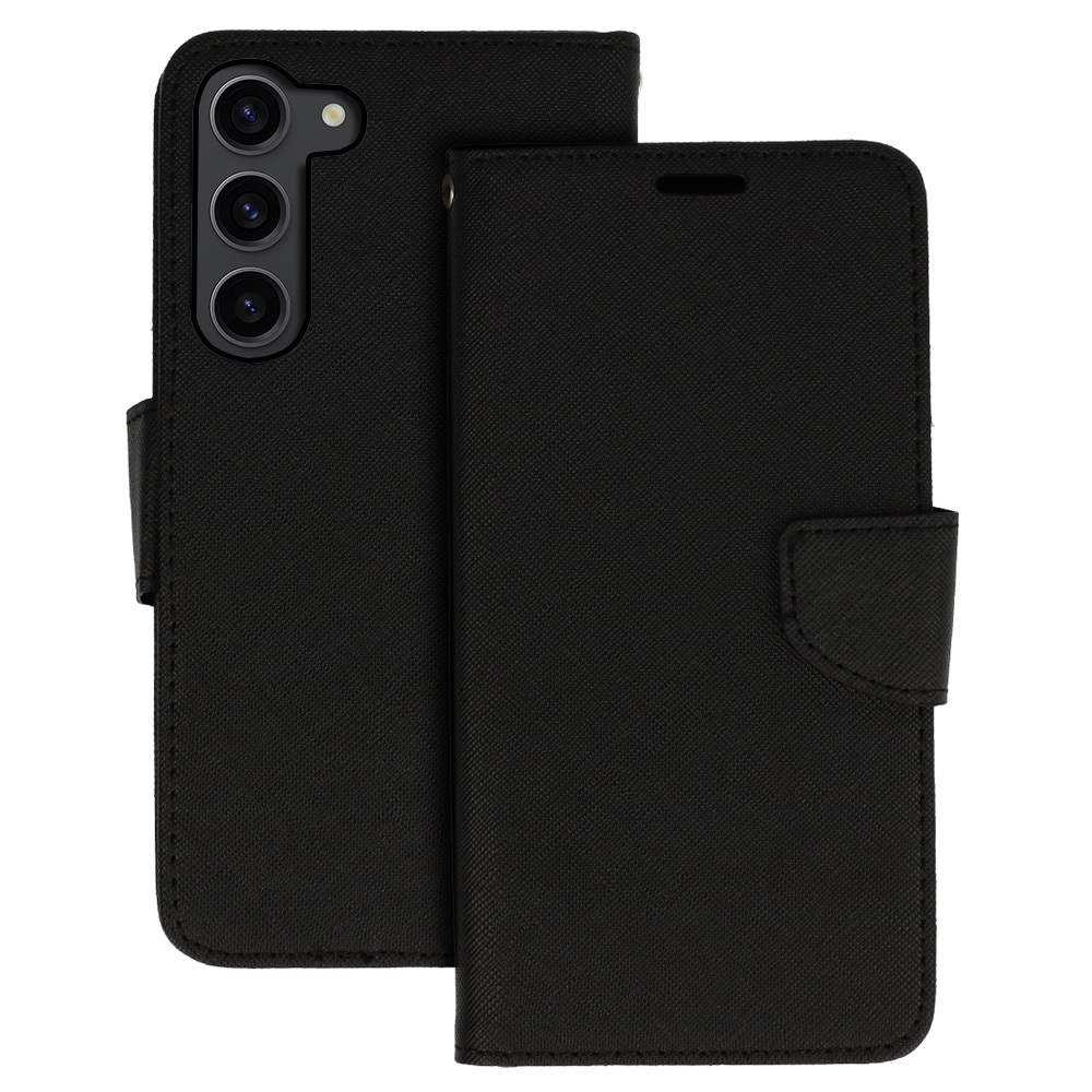 Puošnus dėklas telefonui SAMSUNG GALAXY S23 juodas