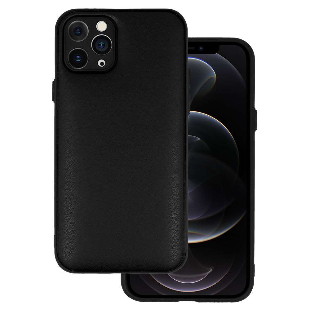 Dėklas (m) telefonui odinis 3D dizaino iPhone 11 Pro 1 juodas (m)