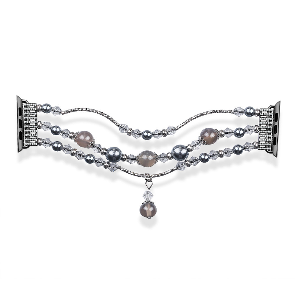 Apyrankė Apple Watch 42/44/45 dizainas 4 pilka