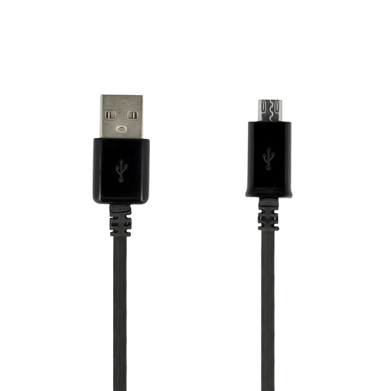 Kabelis USB į Micro USB juodas (greitas įkrovimas)