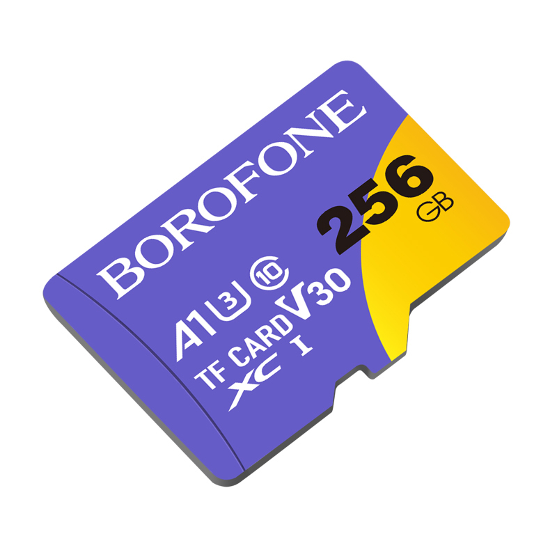 Borofone Atminties kortelė MicroSD 256GB SDXC U3 Class10 100MB/s (f)