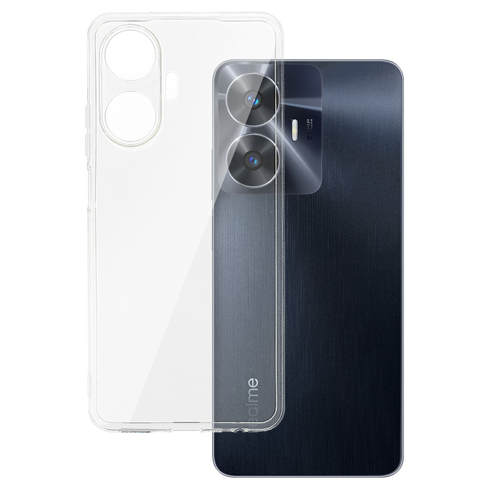 Dėklas telefonui REALME C55 2 mm storio skaidrus