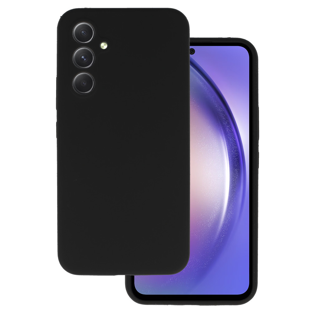 Silicone Lite dėklas telefonui Samsung Galaxy A34 5G juodas
