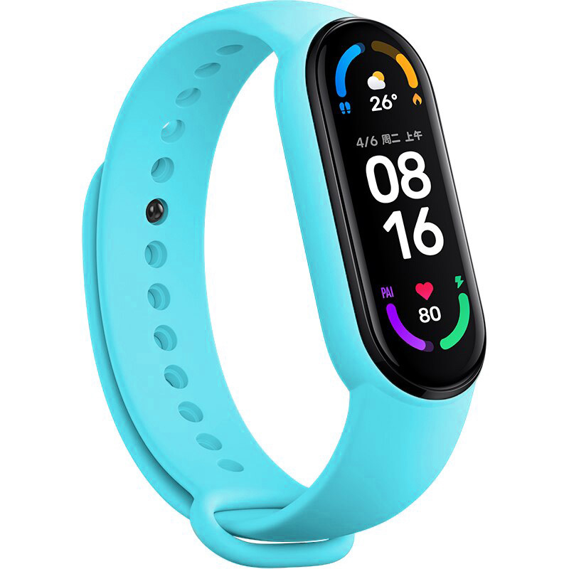 Apyrankė Xiaomi Mi Band 5/6/7 šviesiai mėlyna