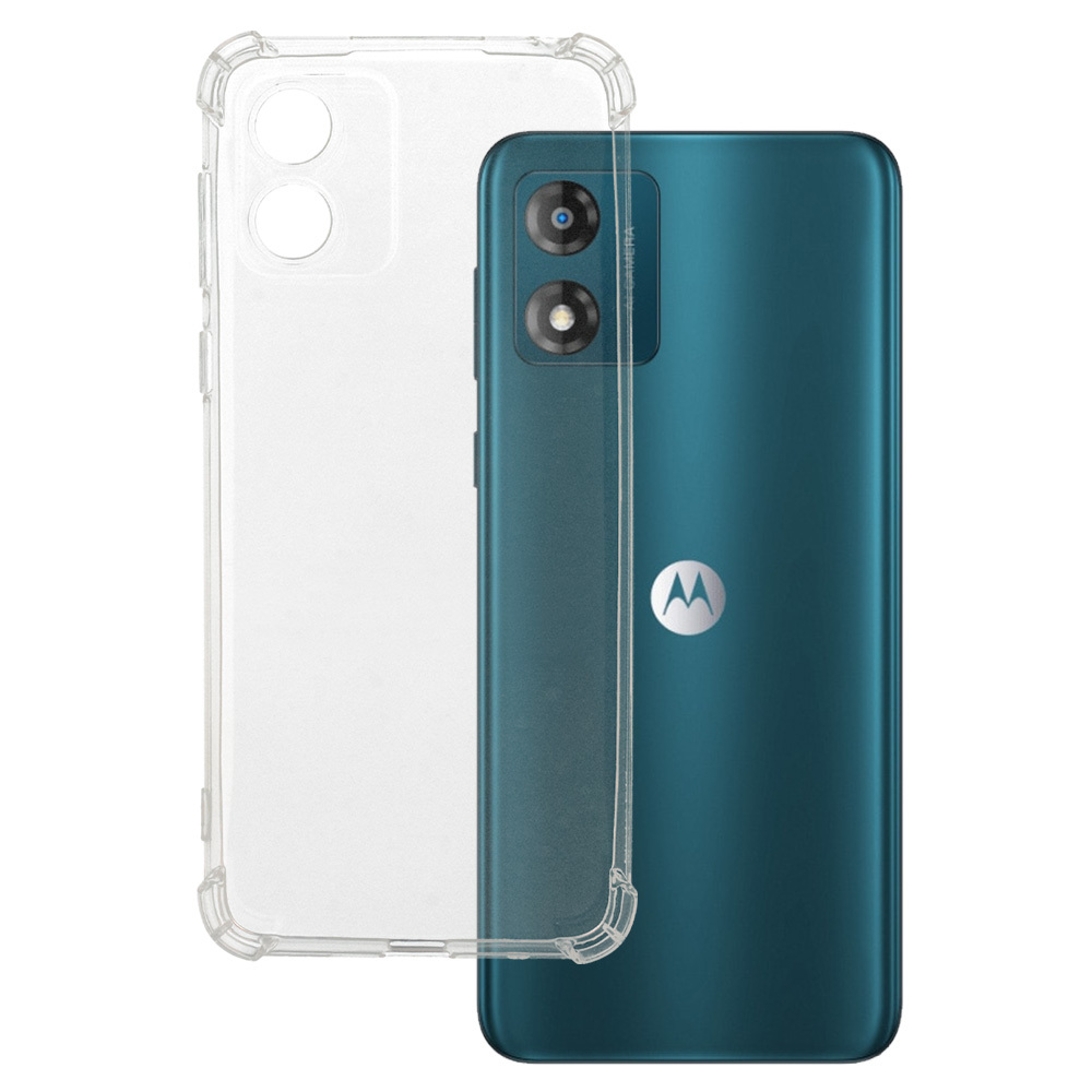 Dėklas telefonui (m) MOTOROLA MOTO E13 - skaidrus