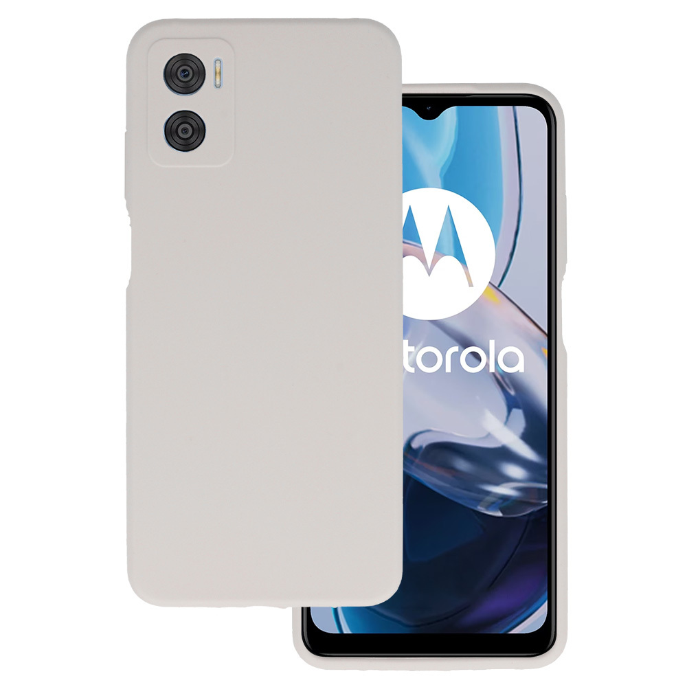 Silikoninis lengvas dėklas telefonui Motorola Moto E22/E22i titano