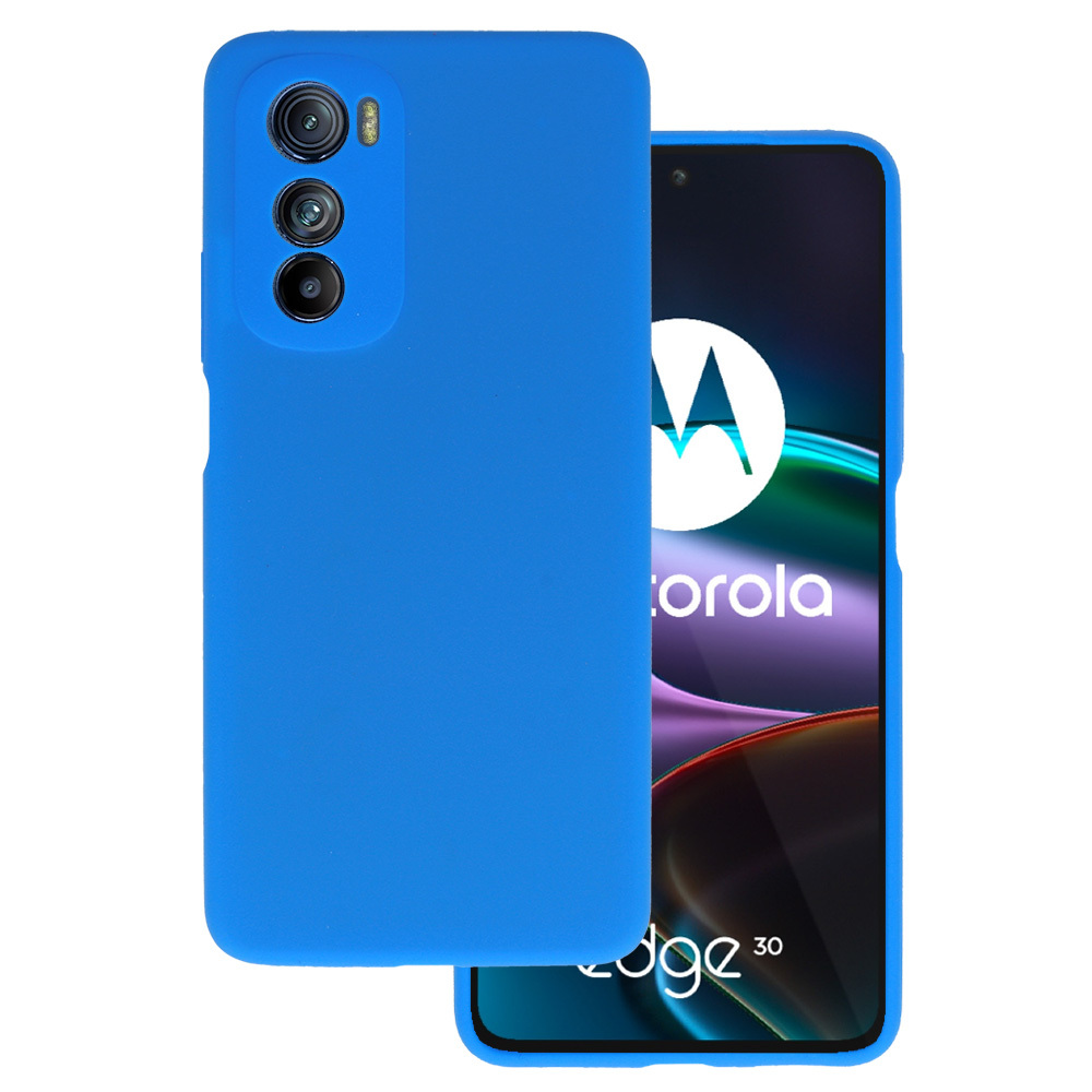 Dėklas silikoninis Lite Motorola Edge 30 (m) - mėlynas (m)