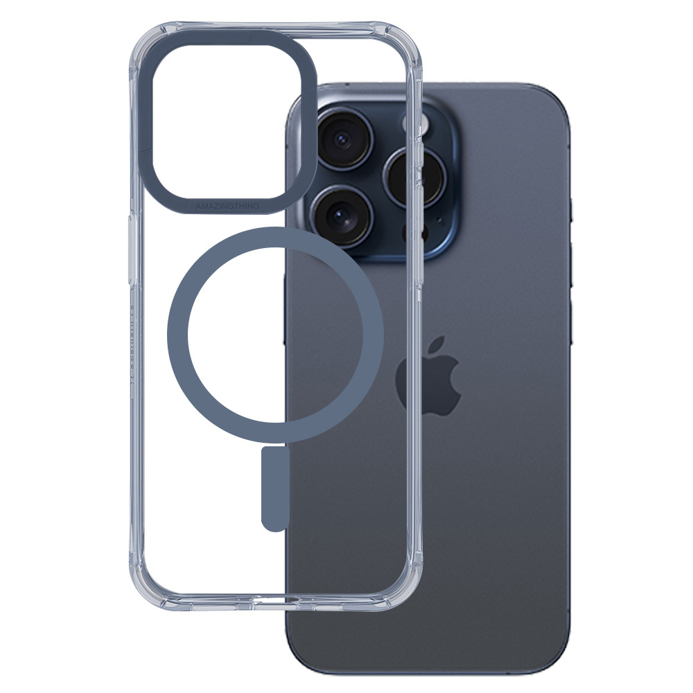 Amazing Thing Titan Edge Mag dėklas 15FT IP156.7PTEMBU Iphone 15 Pro Max tamsiai mėlyna