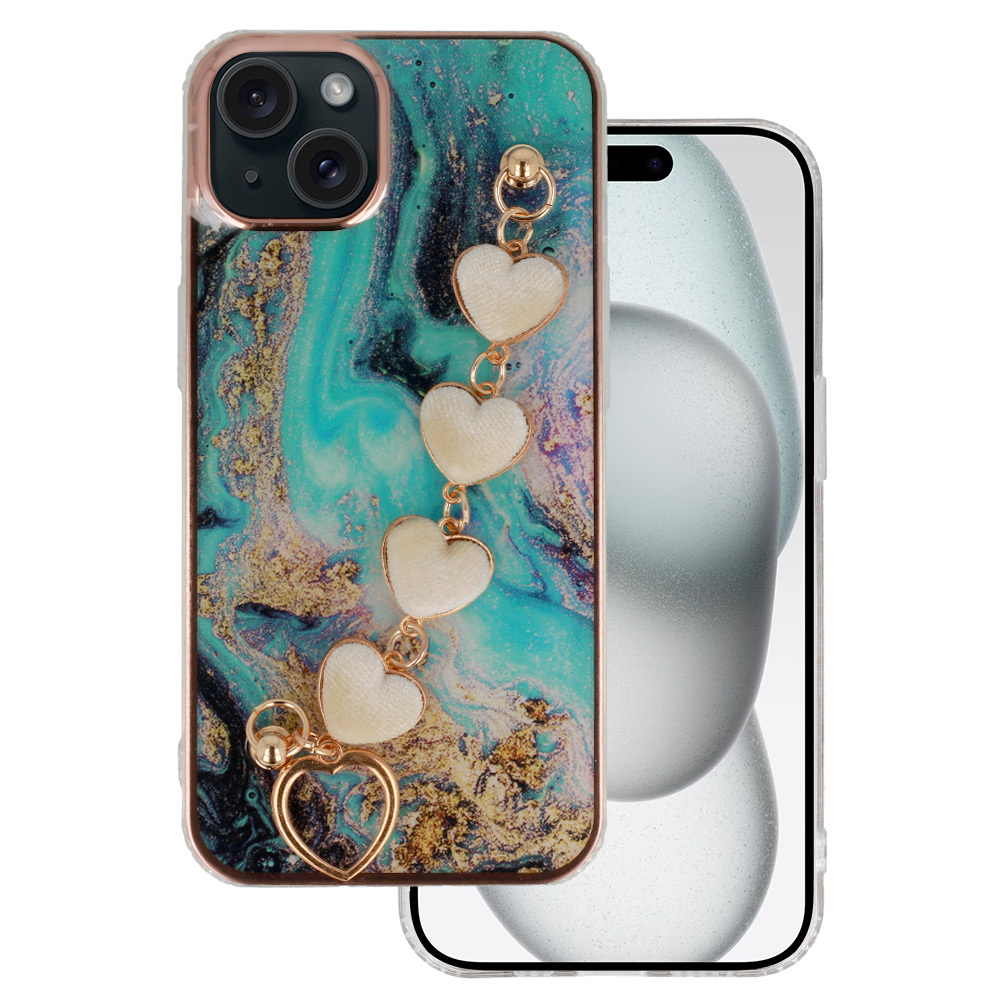 Trend dėklas telefonui Iphone 15 Plus dizainas 6 mėlynas