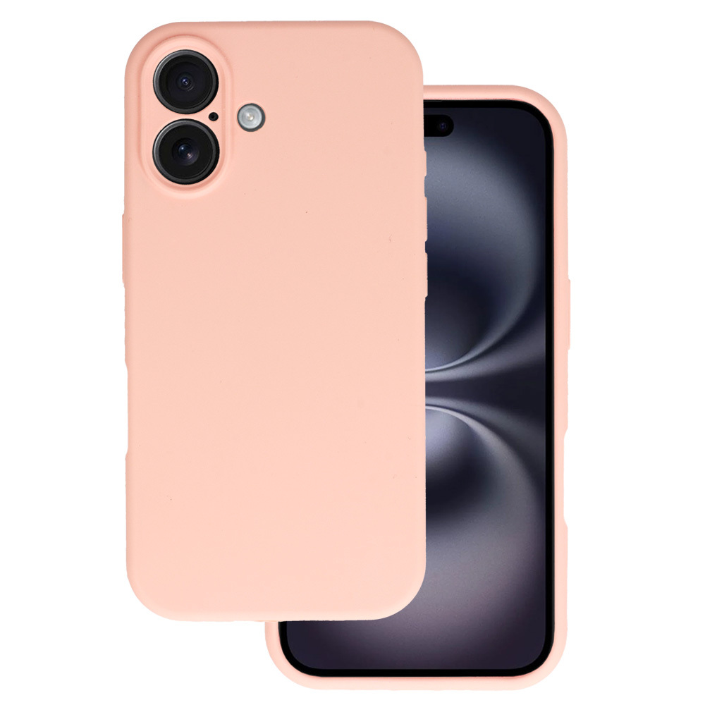 Dėklas telefonui Silicone Lite Case iPhone 16 persikinis