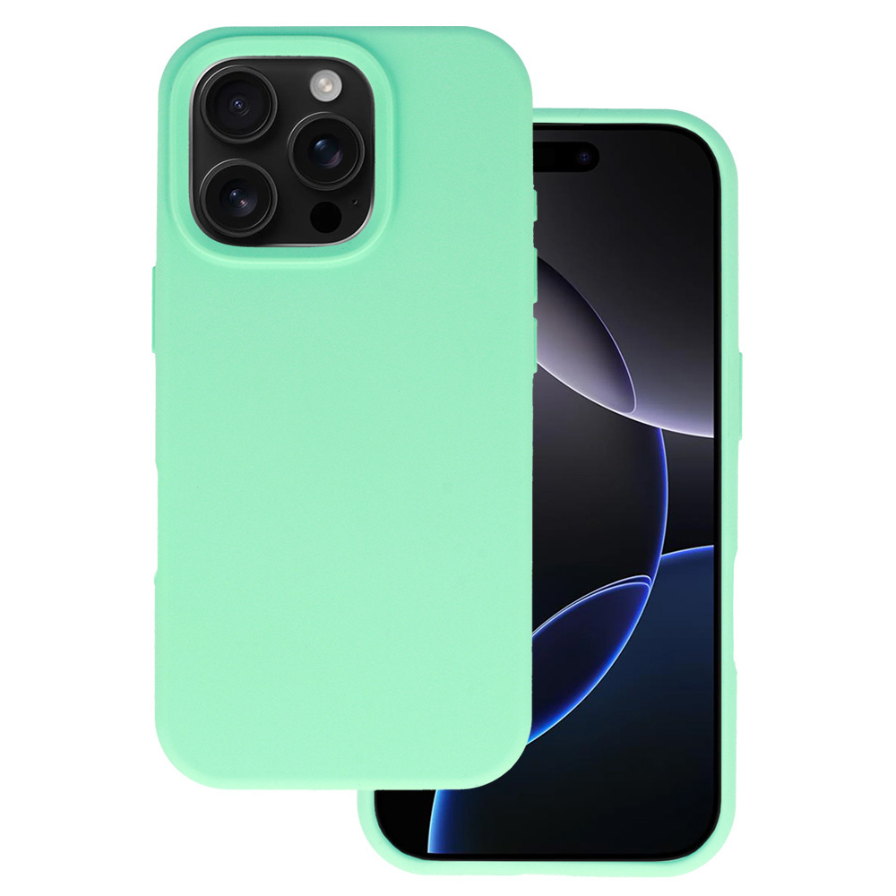 Silikoninis Lite dėklas Iphone 16 Pro mėtų