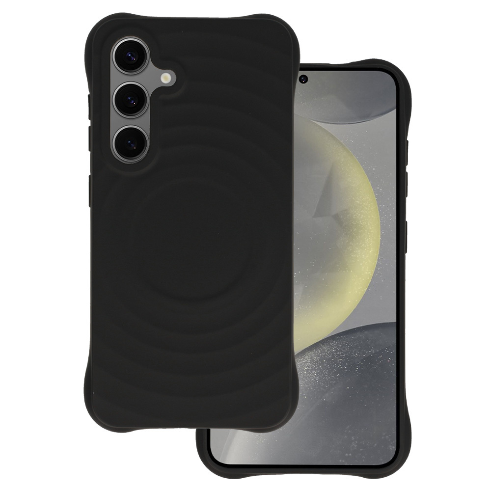 Tel Protect Wave Magnetinis dėklas telefonui Samsung Galaxy S24 Plus juoda