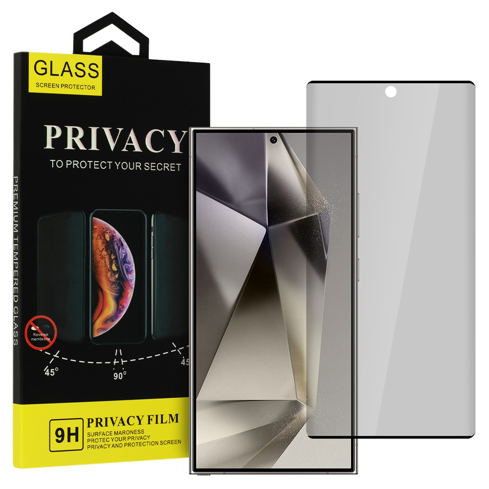 Apsauginis stiklas nuo žvilgsnių SAMSUNG GALAXY S24 ULTRA juodas