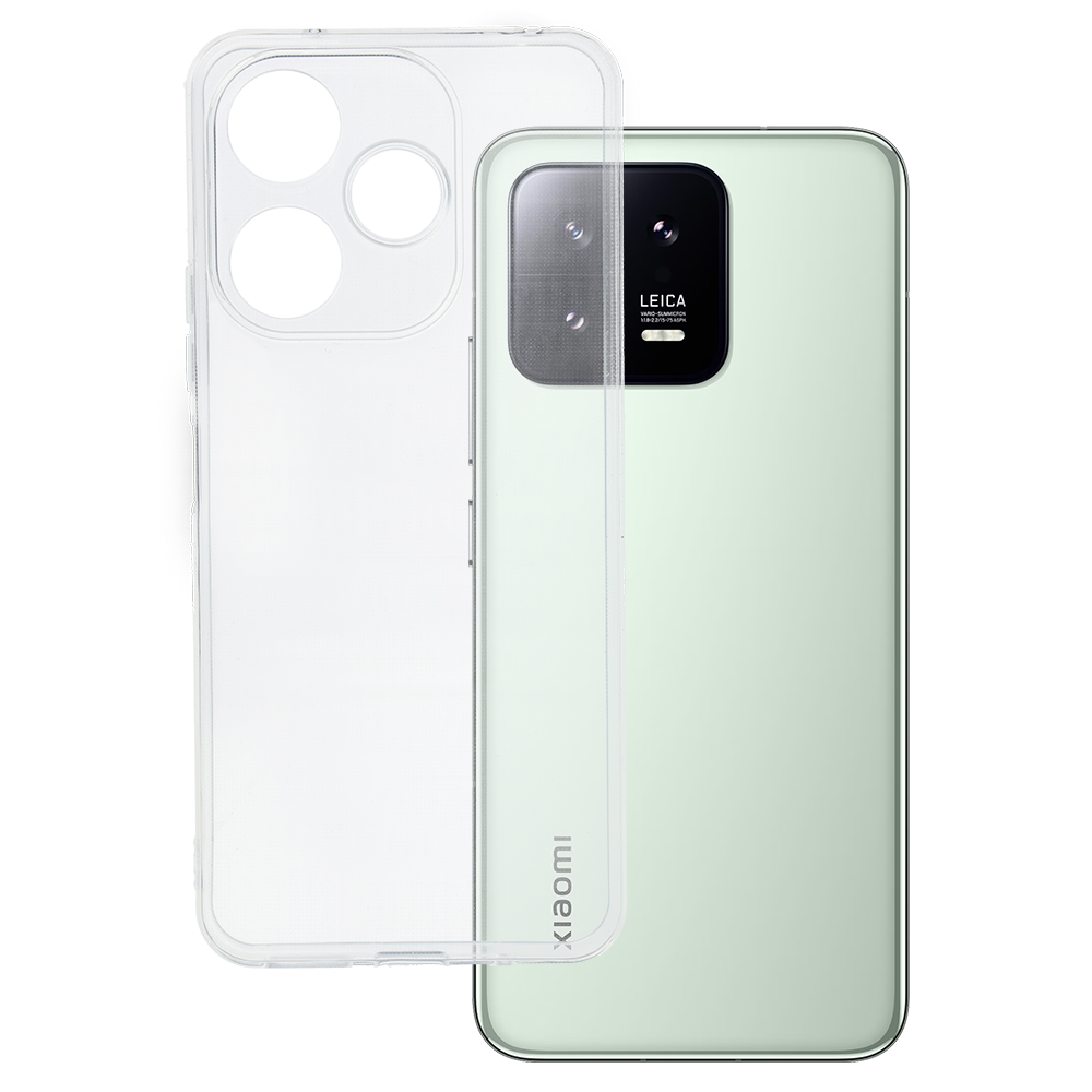 Galinė dėklas 2 mm tobulas Xiaomi Redmi 13 permatomas