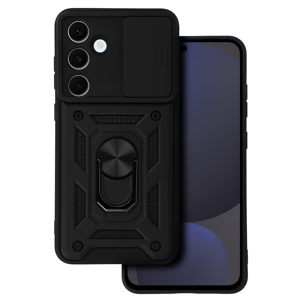 Kameros apsauginis dėklas telefonui Samsung Galaxy S24 FE - juodas