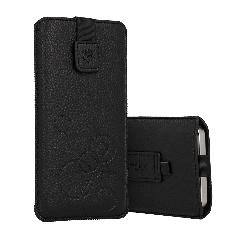 WONDER Deko dėklas (Dydis XXL) Samsung S25 Ultra/S24 Ultra/M35/M23/A16 5G/Xiaomi Redmi 14C juodas