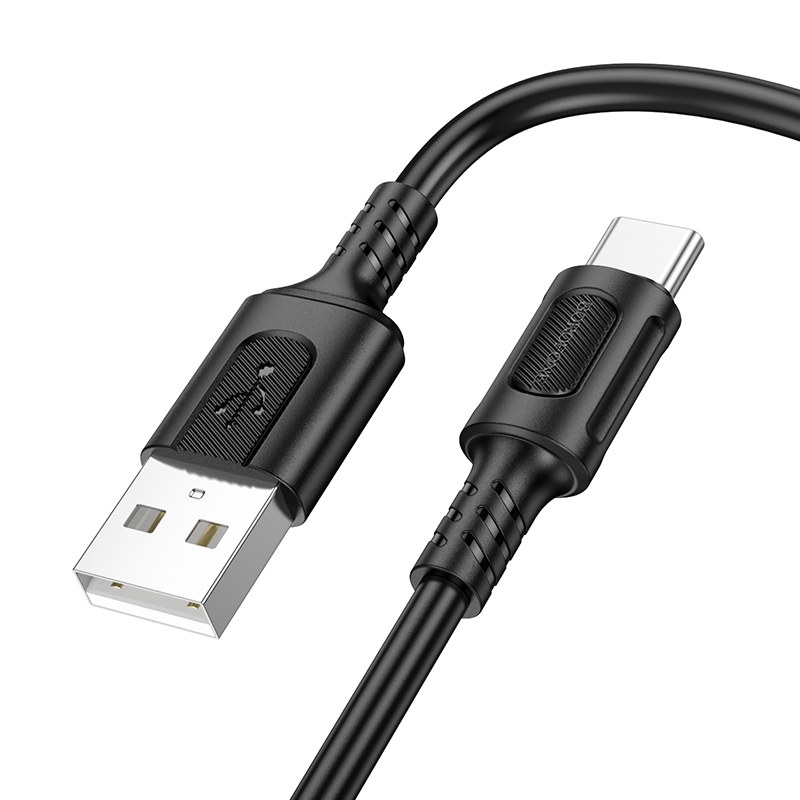 Borofone Kabel BX111 Feliz (m) - USB iki Type C - 3A 1 metras juodas