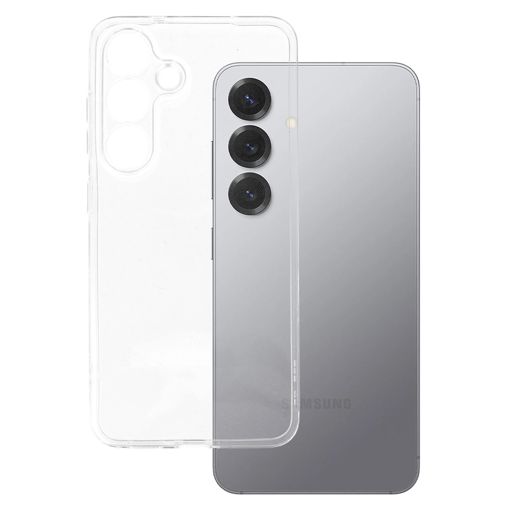 Itin skaidrus 1mm dėklas telefonui Samsung Galaxy S25 permatomas