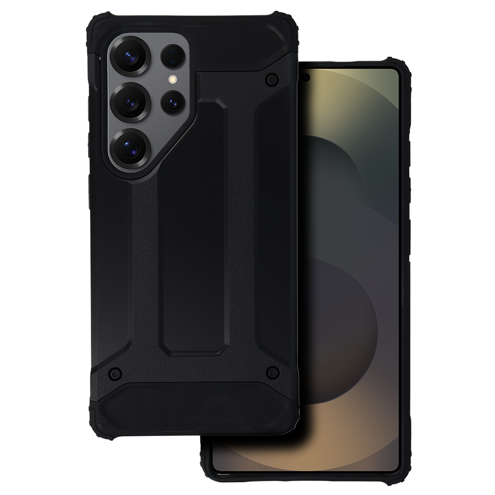 Armor anglies dėklas telefonui Samsung Galaxy S25 Ultra – juodas